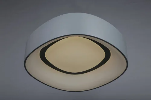 Люстра потолочная LED Enfield OML-45217-51 Omnilux белая на 1 лампа, основание серое в стиле хай-тек  фото 2