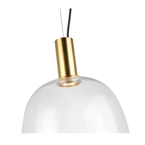 Светильник подвесной LED Allenore SL1582.313.01 ST-Luce прозрачный 1 лампа, основание бронзовое в стиле современный  фото 3
