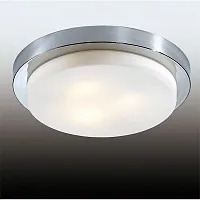Светильник Для ванной HOLGER 2746/3C Odeon Light белый 3 лампы, основание хром в стиле современный 10079 