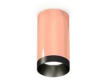 Светильник накладной Techno spot XS6326004 Ambrella light золотой розовый 1 лампа, основание золотое розовое в стиле современный круглый