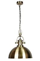 Светильник подвесной лофт Vincenza OML-91506-01 Omnilux античный бронза 1 лампа, основание античное бронза в стиле лофт 
