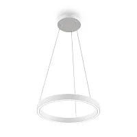 Светильник подвесной LED Rim MOD058PL-L22WK Maytoni белый 1 лампа, основание белое в стиле современный хай-тек минимализм кольца