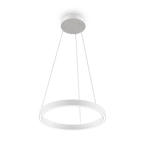 Светильник подвесной LED Rim MOD058PL-L22WK Maytoni белый 1 лампа, основание белое в стиле современный хай-тек минимализм кольца