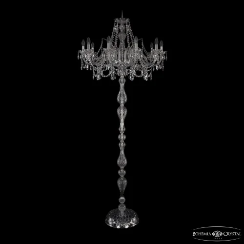 Торшер 1411T1/10/300-210 Ni Bohemia Ivele Crystal sp без плафона 10 ламп, основание никель в стиле классический

