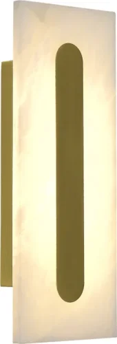 Бра LED Geom SL6139.221.01 ST-Luce белый на 1 лампу, основание золотое в стиле современный фото 2