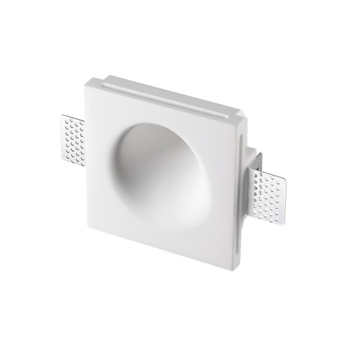 Светильник точечный Cail 371013 Novotech белый на 1 лампу, основание белое в стиле минимализм квадратный для затирки Светильник точечный Cail 371013 Novotech белый на 1 лампу, основание белое в стиле минимализм квадратный для затирки