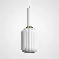 Светильник подвесной Ferm Living chinese lantern A White / White 189614-26 ImperiumLoft белый на 1 лампу, основание белое в стиле современный лофт 