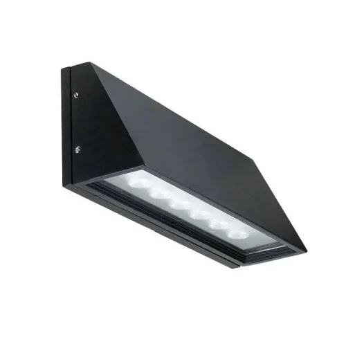 Настенный светильник уличный LED SUBMARINE 357225 Novotech уличный IP54 чёрный на 1 лампу, плафон чёрный белый в стиле современный LED
