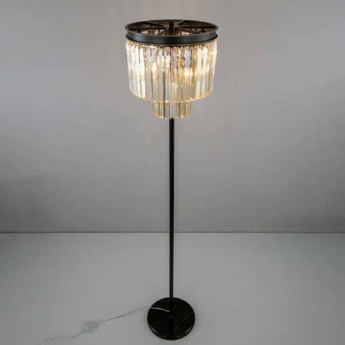 Торшер Мартин CL332962 Citilux  янтарный 6 ламп, основание коричневое в стиле классический современный кантри
 фото 10
