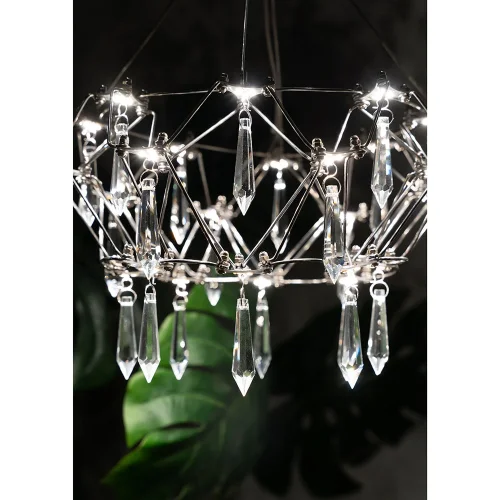 Светильник подвесной LED Rotondo 1019/02 SP-28 Divinare прозрачный на 1 лампу, основание хром в стиле современный капли фото 3 Светильник подвесной LED Rotondo 1019/02 SP-28 Divinare прозрачный на 1 лампу, основание хром в стиле современный капли фото 3