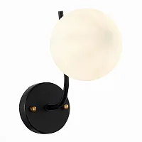 Бра Ciane SLE1098-401-01 Evoluce белый 1 лампа, основание чёрное в стиле современный 