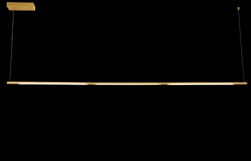 Светильник подвесной LED LARGO SP33W L1770 GOLD Crystal Lux золотой на 3 лампы, основание золотое в стиле хай-тек фото 2