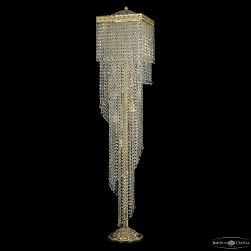 Торшер 83112T6/30IV-152 G Bohemia Ivele Crystal r прозрачный 9 ламп, основание золотое в стиле современный классический
 фото 2