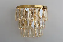 Бра Francheska APL.837.01.01 Aployt янтарный 1 лампа, основание бронзовое в стиле классический 