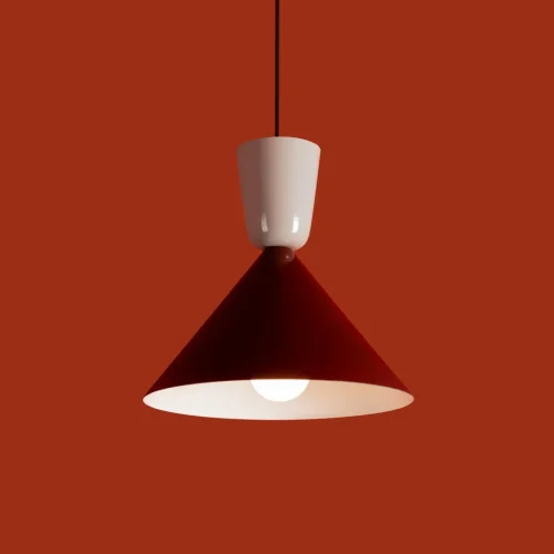 Светильник подвесной Still FR5598PL-01R Freya бордовый на 1 лампу, основание чёрное в стиле современный лофт фото 8 Светильник подвесной Still FR5598PL-01R Freya бордовый на 1 лампу, основание чёрное в стиле современный лофт фото 8