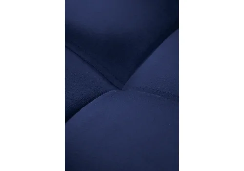 Стул на металлокаркасе Челси К синий / черный 502086 Woodville, синий/велюр, ножки/металл/чёрный, размеры - ****500*600 фото 6