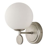 Бра Absolute 2929-1W Favourite белый 1 лампа, основание серебряное в стиле современный 