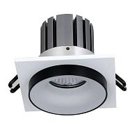 Светильник точечный Diversa 2888-1C Favourite чёрный 1 лампа, основание серебряное в стиле современный 
