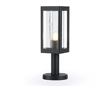 Парковый светильник ST2411 Ambrella light уличный IP54 чёрный 1 лампа, плафон прозрачный в стиле хай-тек современный E27