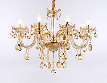 Люстра подвесная TR4907 Ambrella light без плафона на 8 ламп, основание золотое в стиле классический 