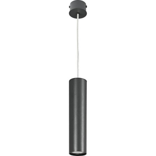 Светильник подвесной Eye Graphite 5398-NW Nowodvorski серый 1 лампа, основание серое в стиле минимализм трубочки