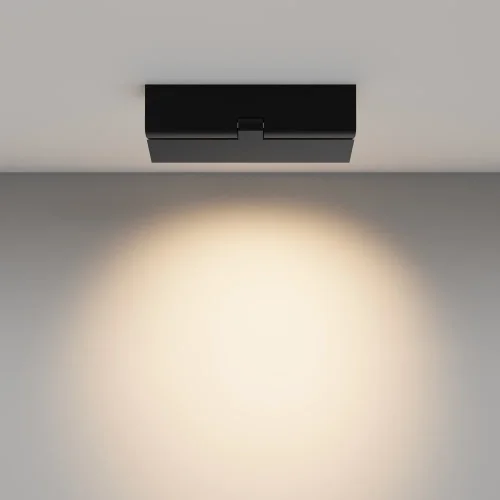 Светильник накладной LED Points rot C136CL-12W3K-B Maytoni чёрный 1 лампа, основание чёрное в стиле современный хай-тек прямоугольный фото 5