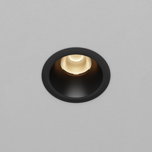 Светильник точечный LED Dip DL123-10W-3K-B Maytoni чёрный на 1 лампу, основание чёрное в стиле современный круглый фото 5