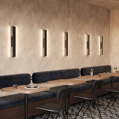 Бра LED Bracket MOD492WL-L12BK Maytoni чёрный на 1 лампу, основание чёрное в стиле современный отражённый свет фото 6