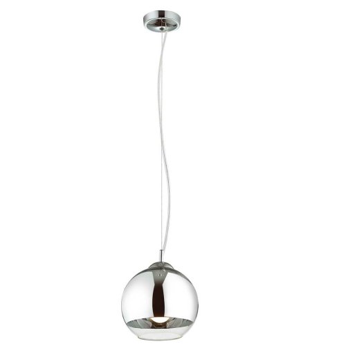 Светильник подвесной Erbsen 1689-1P Favourite хром 1 лампа, основание хром в стиле современный шар