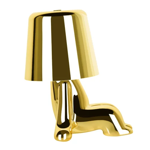 Настольная лампа LED Brothers 10233-D Gold LOFT IT золотая 1 лампа, основание золотое металл в стиле модерн животные фото 5