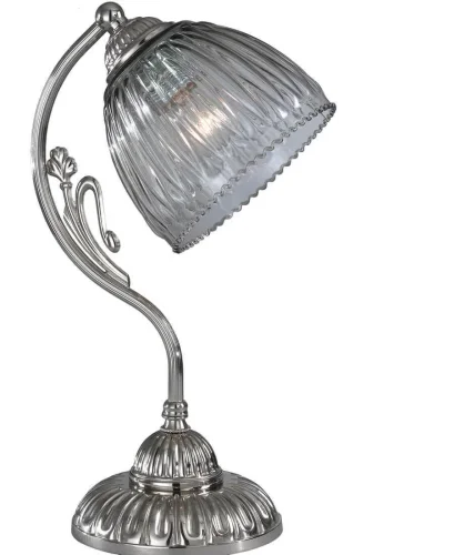 Настольная лампа P 9800 Reccagni Angelo чёрная серая 1 лампа, основание никель металл в стиле классический  фото 3