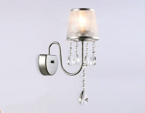 Бра TR4595 Ambrella light серебряный на 1 лампа, основание хром в стиле классический 