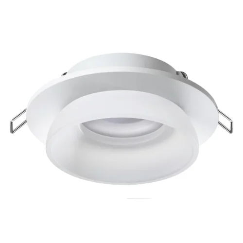 Светильник точечный Lirio 370722 Novotech белый 1 лампа, основание белое в стиле хай-тек современный 