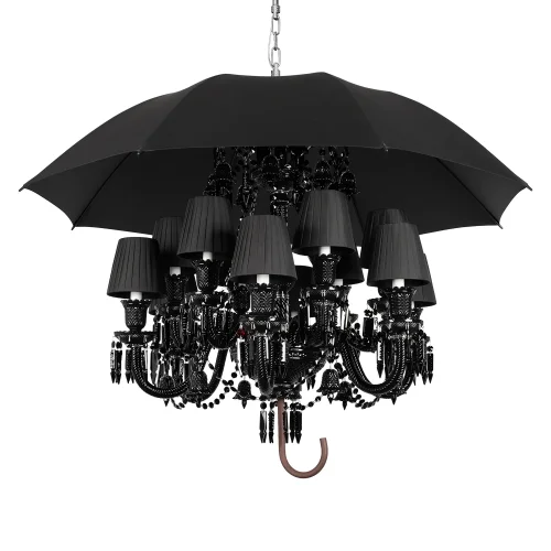 Люстра подвесная Мари / Marie 10556/12 Black LOFT IT чёрная на 12 ламп, основание чёрное в стиле арт-деко зонт фото 5 Люстра подвесная Мари / Marie 10556/12 Black LOFT IT чёрная на 12 ламп, основание чёрное в стиле арт-деко зонт фото 5