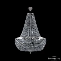 Люстра подвесная 19111/H2/80IV Ni C1 Bohemia Ivele Crystal прозрачная на 22 лампы, основание никель в стиле классический sp