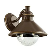 Настенный светильник ALBACETE 96262 Eglo уличный IP44 прозрачный 1 лампа, плафон прозрачный в стиле кантри классический E27