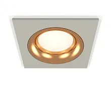 Светильник точечный XC7633005 Ambrella light золотой серый 1 лампа, основание серое в стиле хай-тек современный 