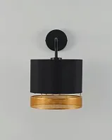 Бра Gela V10631-1W Moderli золотой чёрный 1 лампа, основание чёрное в стиле современный лофт 