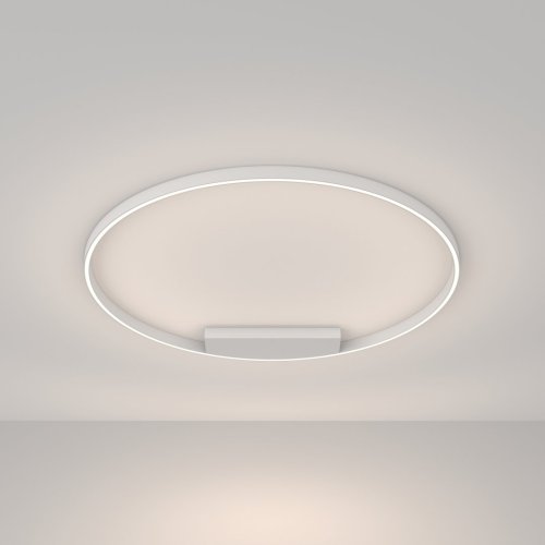 Светильник потолочный LED Rim MOD058CL-L65WK Maytoni белый 1 лампа, основание белое в стиле современный хай-тек минимализм кольца фото 3