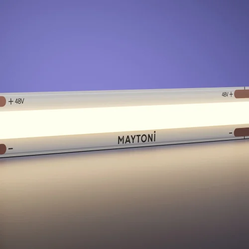 Светодиодная лента 48В COB 8Вт/м 3000K 20м 20 201219 Maytoni цвет LED тёплый белый 3000K, световой поток 680Lm фото 3