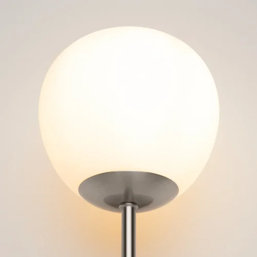 Бра Erich MOD221-WL-01-N Maytoni белый на 1 лампу, основание никель в стиле современный фото 3