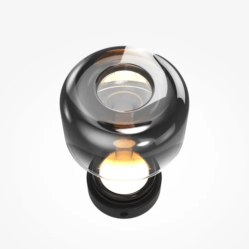 Настольная лампа LED аккумуляторная Spirito MOD286RL-L3B3K Maytoni дымчатая на 1 лампу, основание чёрное металл в стиле современный фото 4