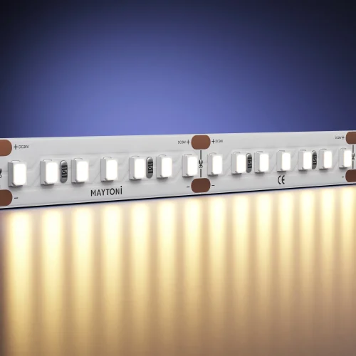 Светодиодная лента 24В 2835 17Вт/м 2700К 5м IP 20 201090 Maytoni цвет LED тёплый белый 2700K, световой поток 1445Lm фото 2