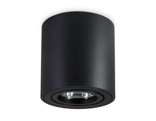 Светильник накладной TN22702 Ambrella light чёрный 1 лампа, основание чёрное в стиле минимализм хай-тек круглый фото 2