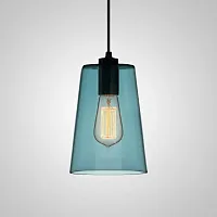 Светильник подвесной Pick-N-Mix 241131-26 ImperiumLoft голубой 1 лампа, основание чёрное в стиле современный 