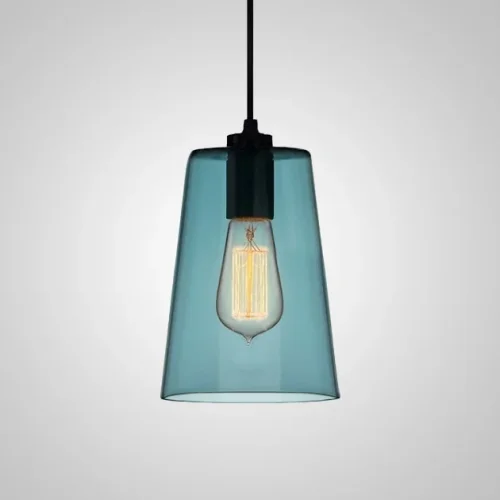 Светильник подвесной Pick-N-Mix 241131-26 ImperiumLoft голубой 1 лампа, основание чёрное в стиле современный 