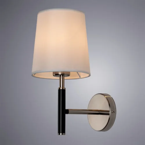 Бра Rodos A2589AP-1SS Arte Lamp белый на 1 лампа, основание матовое серебро в стиле современный  фото 2