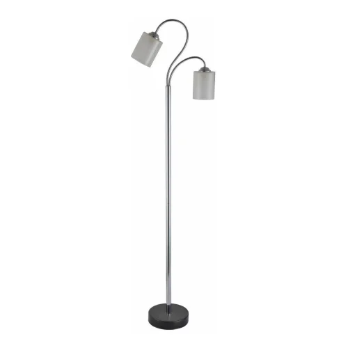 Торшер 10170/L Escada  белый 2 лампы, основание чёрное в стиле современный

