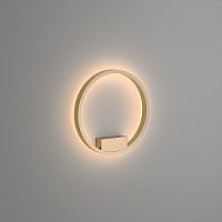 Бра LED Rim MOD058WL-L25BS3K Maytoni латунь 1 лампа, основание латунь в стиле минимализм хай-тек современный кольца