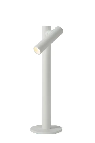 Настольная лампа LED Antrim 27503/02/31 Lucide белая 1 лампа, основание белое металл в стиле современный 